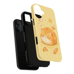 Orange Tabby Loaf Kawaii Chibi Pet Cat Art Tough Phone Case