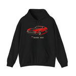 1971 Mustang Boss 351 Ford Classic Muscle Car Red Black Graphic Pullover Hoodie