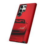Red Miata Phone Case, NA MX5 90s JDM Roadster Tough Cover