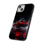 Z06 C8 Phone Case, Red Smoke Studio Reflection Cover