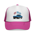 1965 Corvette Trucker Cap Hat | Classic C2 Sting Ray 65 Vette Mesh Snapback