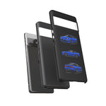 Blue 180SX JDM Sports Car Phone Case Tough Multi View