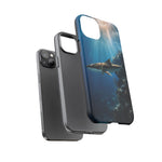 Cobia Reef Phone Case, Shaft of Light Ocean Fishing Tough Cover