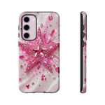 Pink Glitter Star Tough Case | Sparkle Phone Case