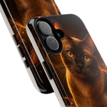 Burmese Golden Sable Portrait Art Tough Phone Case