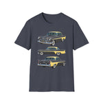 1956 DeSoto Fireflite Classic Car Trio T-Shirt | Vintage Retro Auto Tee
