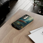 Salmon River Fishing Phone Case, Sunlit Current Cover