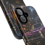 67 GTO Phone Case Purple, Rainy City Night Muscle Car Tough Cover