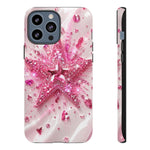 Pink Glitter Star Tough Case | Sparkle Phone Case