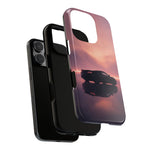 C8 Corvette Silhouette Pastel Horizon Case
