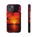 Basketball Court Sunset Phone Case | Tough Phone Case
