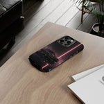 FC RX-7 Pink Neon Fog Column Tough Case