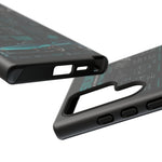 Teal S13 Silvia Phone Case, JDM Drift Infographic Spec Cover