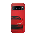 Red Miata Phone Case, NA MX5 90s JDM Roadster Tough Cover