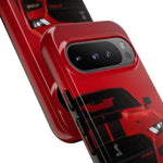 Red Mustang Art Phone Case, GT500 American Muscle Car Tough Cover