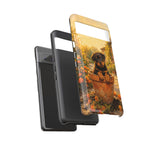 Rottweiler Puppy in Flower Pot Tough Case | Floral Dog Phone Cover