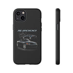 Black S2000 Roadster Collage JDM Tough Phone Case Cover Gift