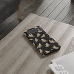 Vintage Ghost Pattern phone case | Halloween spooky stars design