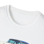 1959 Fairlane 500 Car Illustration T-Shirt | Vintage Classic Auto Design