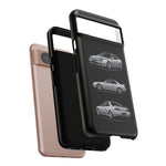 Silver Prelude Sports Coupe Tough Phone Case for JDM Fans