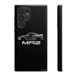 MR2 White Side Silhouette JDM Tough Phone Case Cover Gift
