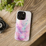 Pastel Galaxy Glitter Splash phone case | tough cover