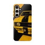 Z28 Yellow Camaro Retro Poster Tough Phone Case