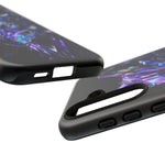 Holographic Wolf Phone Case, Fractured Prism Iridescent Cover