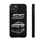 White SS Camaro reflection phone case | Car muscle car phone case