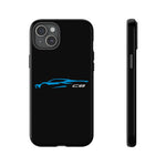 Rapid Blue C8 Phone Case for Chevy Fans, Tough Protective Cover