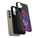 Neon Parrot Cocktails phone case | Tough Cases