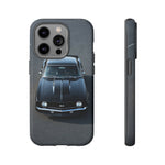 1969 Camaro SS Black Overhead Tough Phone Case Cover Gift Art
