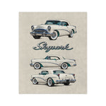 Classic 1954 Skylark Car Blanket | Vintage 1950s Automobile Throw