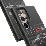 Black C5 Phone Case American Sports Car Tough Cover Gift