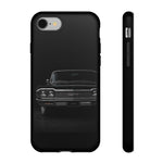 Black 1964 Impala Low-Key Tough Phone Case for Chevy Classic Car Fans