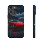 Red Sports Car NSX Phone Case | Rainy Night JDM Supercar Protection
