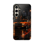 Challenger RT Phone Case, Rainy City Night Muscle Car Tough Cover