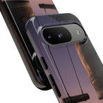 Temple Bell Sunset Phone Case Japan Zen Tough Case