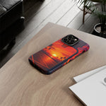 Basketball Court Sunset Phone Case | Tough Phone Case