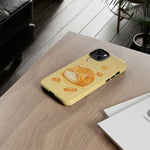 Orange Tabby Loaf Kawaii Chibi Pet Cat Art Tough Phone Case