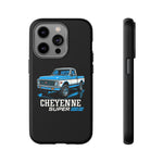 Chevy K10 Cheyenne Super Blue Classic Truck Tough Phone Case