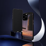 Temple Bell Sunset Phone Case Japan Zen Tough Case