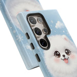 Samoyed Kawaii Snowball Chibi Art Tough Phone Case