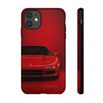 Red NSX Phone Case, 90s JDM Supercar Legend Tough Cover, Mens Gift