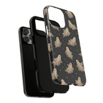 Vintage Ghost Pattern phone case | Halloween spooky stars design
