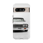 White Impala Phone Case, Classic 64 Lowrider Style Cover, Gift for Guys