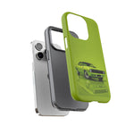 Green Cuda Muscle Car phone case for Gear Heads