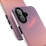 Silver Skyline R34 at Sunset Phone Case | Car Reflection Sky Case