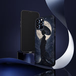 Geisha Parasol Moonlight Art Tough Phone Case