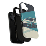 Retro Teal Sports Car C8 phone case | Tough Cases